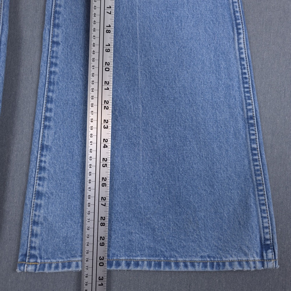 Wrangler Wanderer High Rise Flare Jeans Womens 29x30 (Fits 31x30) Wide Leg Denim - Picture 8 of 16